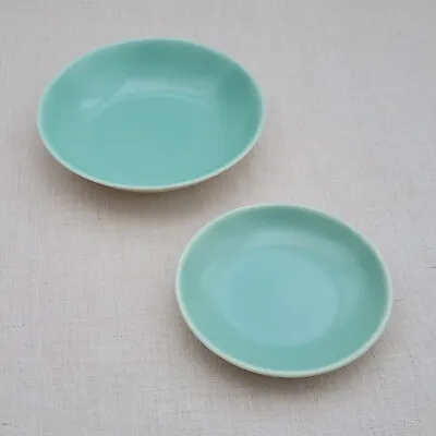 Buy Poole Twintone - Ice Green - Two Small Dishes • 5£