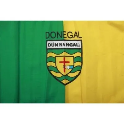 Buy Donegal GAA Official Flag 18x12″ With Stick -Crested Crest Irish Gaelic Football • 9.99£