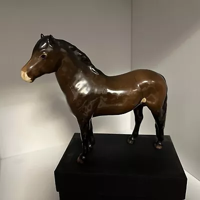 Buy Beswick Horse Exmoor Pony Heatherman Brown Gloss Model 1645  Vgc • 27£