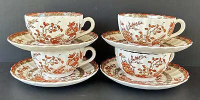 Buy Spode Copeland Indian Tree Cups & Saucers Set Of 4 Old Mark • 75.90£