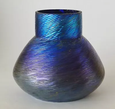 Buy Bohemian LOETZ RINDSKOPF KRALIK Interest IRIDESCENT Lustre ART Glass Vase • 104.29£