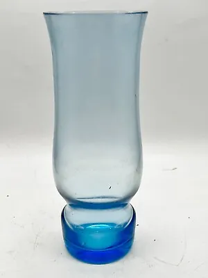 Buy Vintage Scandinavian Blue Glass Vase By Riihimaki Mid Century Art Glass • 22.99£