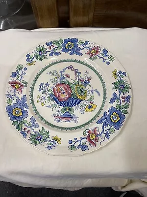 Buy Vintage Masons Ironstone China Floral Patterned Bowl  And Dinner Plate • 15£