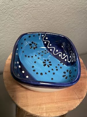 Buy Del Rio Salado Trinket Bowl Spanish Ceramic Handmade Multicolored • 11.36£