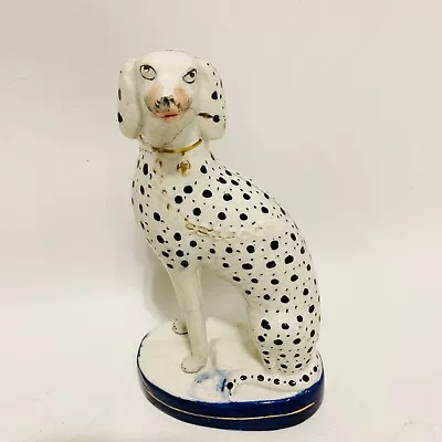 Buy Antique 19th Century Staffordshire Pottery Dalmatian Figurine • 49£