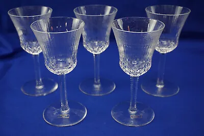 Buy Saint Louis Thistle Clear (6) Claret Wine Glasses, 5 5/8 , NWT  (B13) • 434.19£