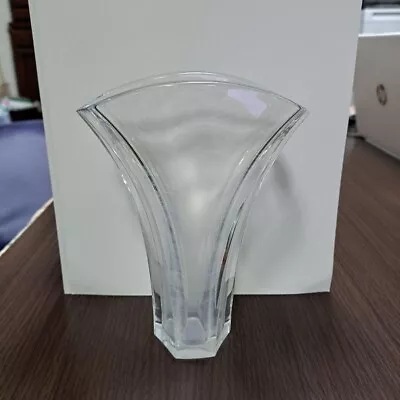 Buy 1992 Baccarat Gingko Glass Cut Flower Vase Without Box • 142.97£
