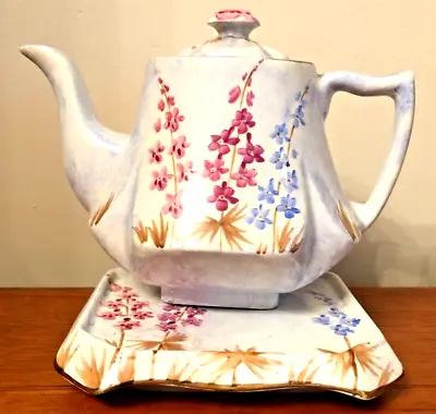 Buy Rare James Kent Ltd Fenton Made In Great Britain 1930’s-40’s Teapot With A Stand • 23£