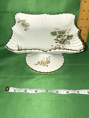 Buy Hammersley & Co Bone China. England Cake Platter. Vintage, Gold Trim • 90.13£
