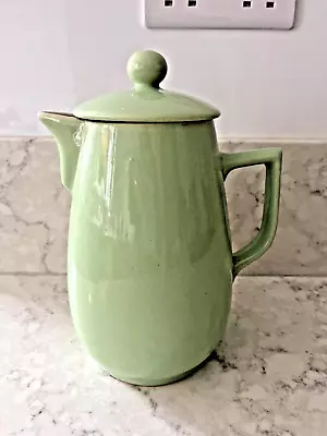 Buy Vintage LOVATTS Green Stoneware Traditional Farmhouse Coffee Pot Or Tall Teapot • 7.52£