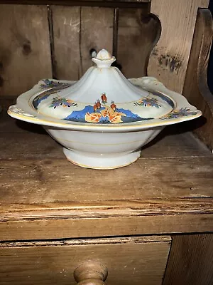Buy Vintage B & L  Burleigh Ware Tureen With Lid Victorian • 9.50£