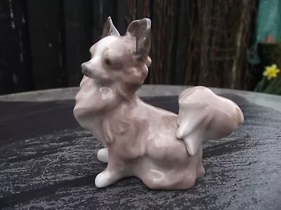 Buy Vtg Adorable Lladro Long Haired Chihuahua Or Papillon Puppy Dog Figurine • 20.20£
