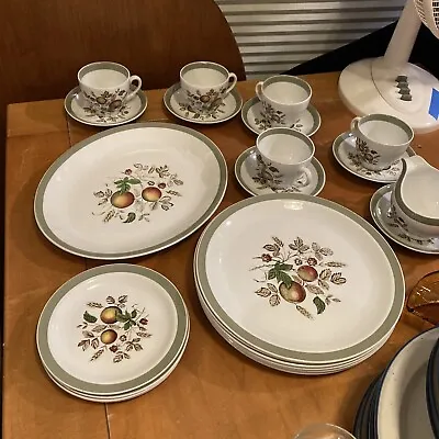 Buy 23 Pieces Vintage Alfred Meakin Staffordshire England-Hereford 6 Dinner Plates • 90.09£