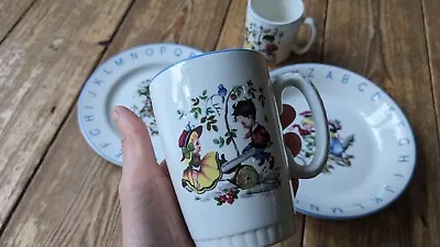 Buy Vintage Lord Nelson Pottery - Children's Gift, Plate, Bowl, Mug And Cup • 16£