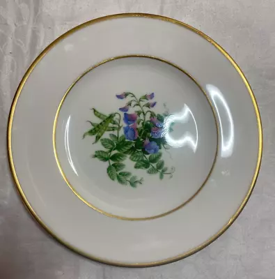 Buy Royal Worcester Wild Flowers Of Great Britain Wedding Side Plate, Sweet Pea,1981 • 5£