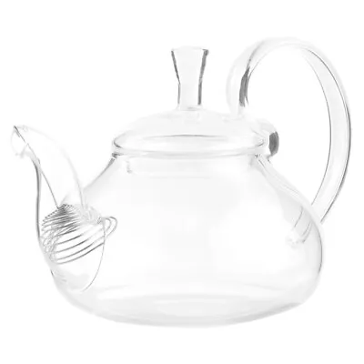 Buy Clear Glass Teapot 600ml Tea Kettle Vintage Chinese Kungfu Teaware • 17.18£