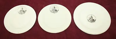 Buy 3 X Vintage Plates ~Shelley In Huddersfield ~Century Pottery Burslem ~VGC (SC17) • 12.95£