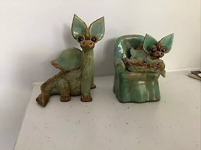 Buy Vintage Yare Designs Pottery Dragon Baby Sat In Chair And Seaters Dragon • 9.99£