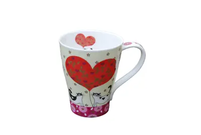 Buy Bone China Mug  Heart To Heart - Cats  - Great Present - Dunoon • 9.95£
