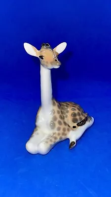 Buy Vintage Imperial Lomonosov USSR Giraffe Laying Down 5 ½” Tall • 47.35£