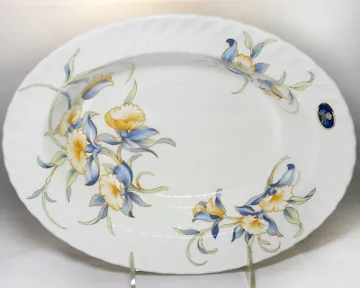 Buy JUST ORCHIDS By Aynsley Oval Platter 13.5  Long NEW NEVER USED Made In England • 134.49£