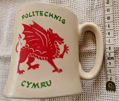 Buy Polytechnic Of Wales Pottery Mug Vintage Around 1982 Politechnig Cymru Poole • 20£