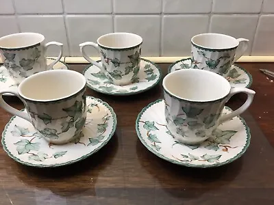 Buy 5 X BHS  Country Vine Cup And Saucer • 15.99£