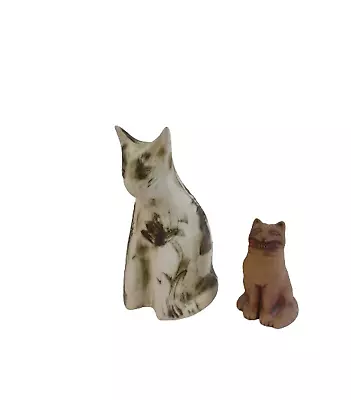 Buy Bundle Carn Pottery Cornwall Cat Art Pottery Sculptures Figurine Made In England • 9.99£