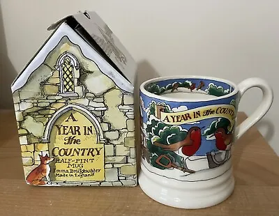 Buy Emma Bridgewater/Matthew Rice 'Year In The Country:Winter Half Pint Mug In Box • 21£
