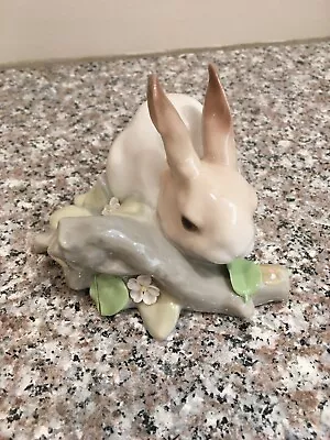 Buy Lladro #4772  Rabbit Eating (Brown) Lladro  Porcelain Figurine Read • 23.67£