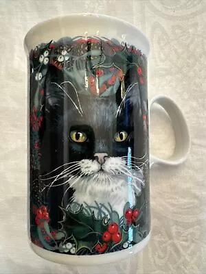 Buy Dunoon Fine Stoneware Mug Coffee Cup Christmas Cats Exclusive Design England • 10.56£