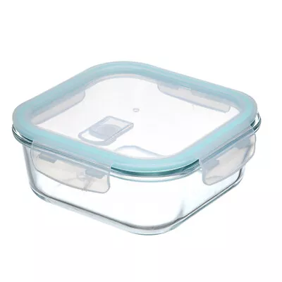 Buy  Glass Lunch Box Microwavable Container Leak-proof Food Fruit Bowl With Lid • 18.98£