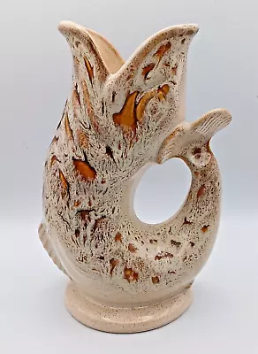Buy Fosters Pottery Honeycomb Fish Vase Jug Original Label 19.2cm • 14.99£