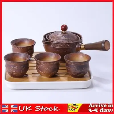 Buy Portable Chinese Gongfu Kung Fu Tea Set Rotating Ceramic Teapot Teaware (D) • 13.99£