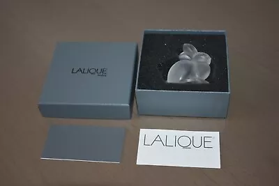 Buy Lalique Glass Rare Sitting Rabbit Signed And Boxed • 220£
