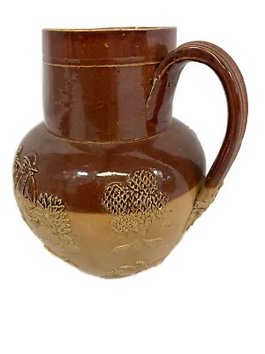 Buy Royal Doulton Vintage Antique  Stoneware Salt Glaze Jug, Hunting • 17.50£