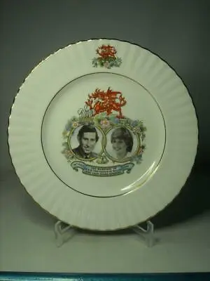 Buy Queen Anne Bone China MARRIAGE PRINCE CHARLES LADY DIANA 10.25  Plate July 1981 • 12.95£