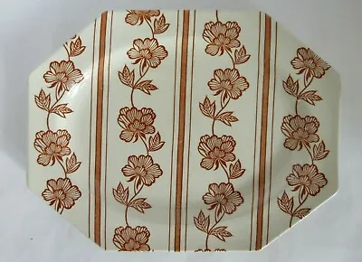 Buy J&G Meakin Lotus Ironstone Plate 70s Royal Staffordshire Pottery Serving Platter • 12.95£