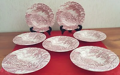 Buy Lot Of 7 Hollow Plates - Myott Meakin Tableware Fine - Made In England • 35.02£
