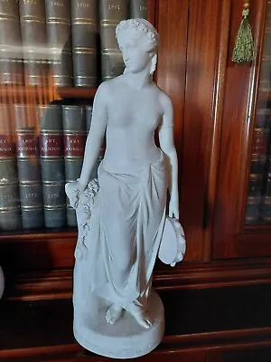 Buy Antique Copeland Parian Statue Flora By W Marshall - Art Union Of London 1848 • 501.63£