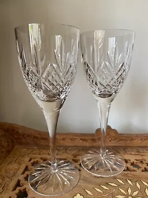 Buy Vintage Royal Doulton ELIZABETH Cut Wine Glasses - Set Of 2 • 26.99£