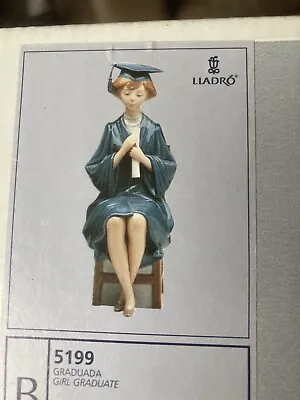 Buy Lladro 27cm Figurine 5199 Young Woman Girl Graduate 1980s Excellent And Boxed • 30£