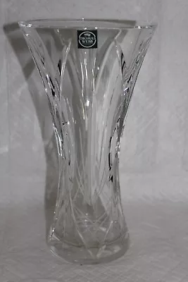 Buy Thomas Webb 26cm Harvest Crystal Glass Vase - VGC • 15£