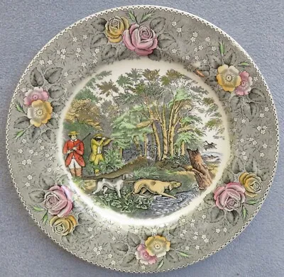 Buy Adam Pottery Currier And Ives Dinner Plate: Woodcock Shooting  England  • 18.90£