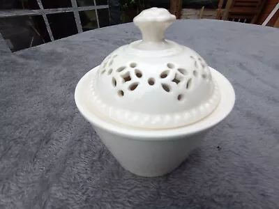 Buy Royal Creamware Classic Sugar Cup Lidded Pot & Box • 7£