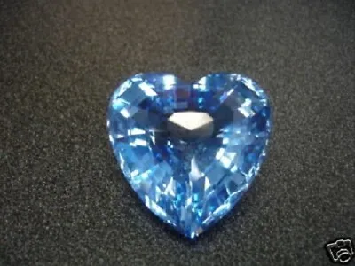 Buy Swarovski Crystal  SCS BLUE HEART PAPERWEIGHT  Mint Condition-Original Box • 22.50£
