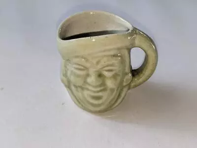Buy Hornsea Pottery Small Green Toby Character Jug - Smiling Mans Face • 32.99£