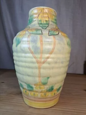 Buy Large Art Deco Pastel Coloured Vase By Kensington Pottery • 29.95£