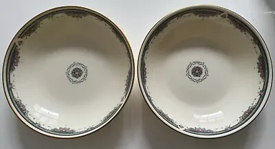 Buy 2 Royal Doulton Albany Bowls -English Fine Bone China - 7x7 Inches • 16£