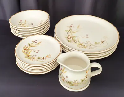 Buy M&S Harvest Tableware Crockery Dining Set Sold Individually Check Quantity • 4£